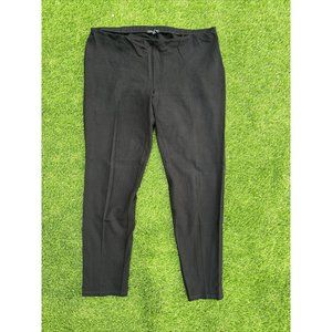 EILEEN FISHER BLACK PULL ON STRETCH PANT SIZE XL